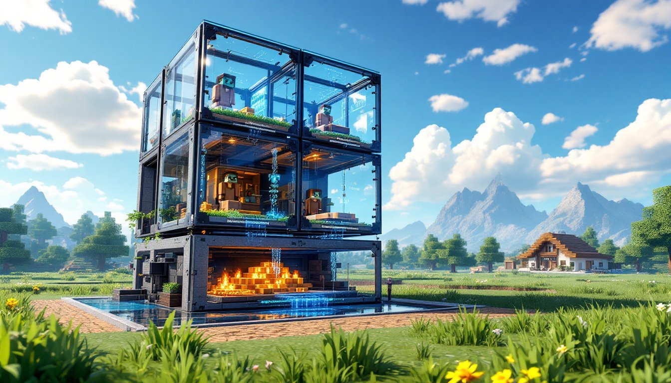 iron farm minecraft