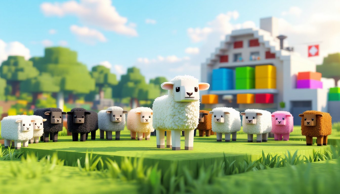 sheep in minecraft