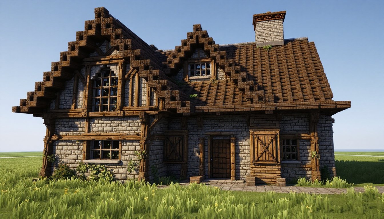 medieval house minecraft