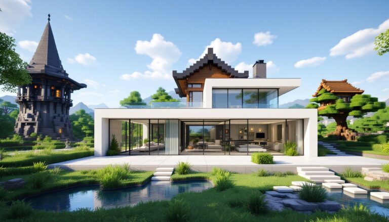 minecraft in house