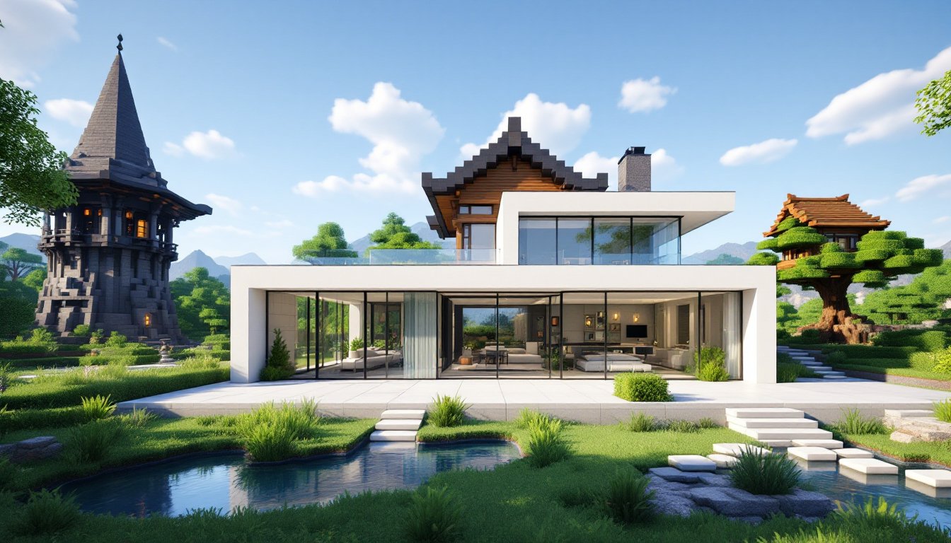 minecraft in house